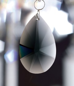 C20134  Crystal Star Pendalogue Without Ring 38mm